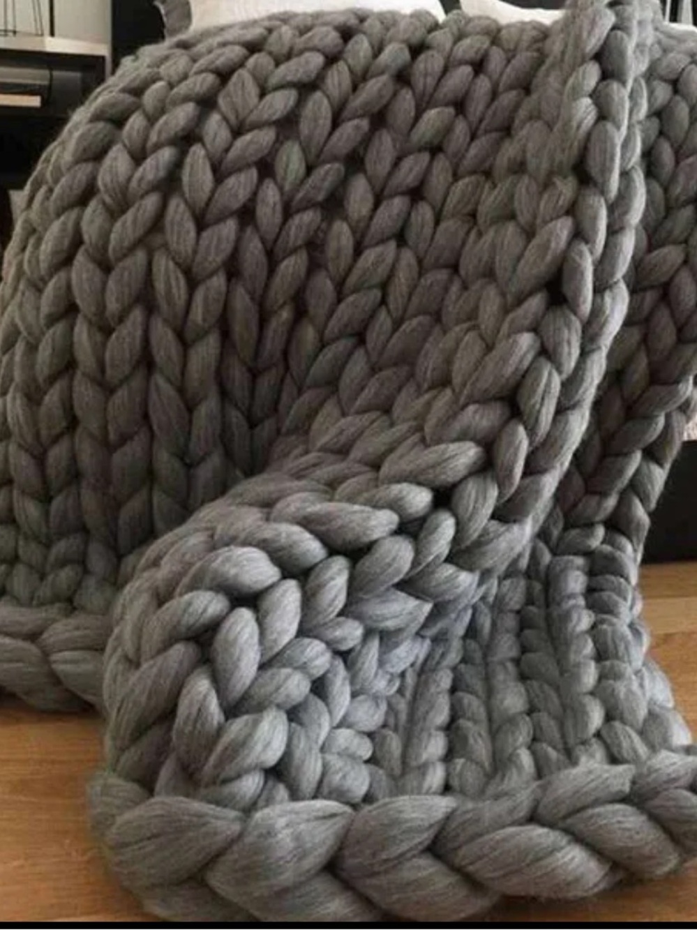Soft Chunky Knit Blanket
